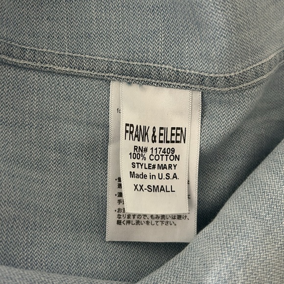 FRANK & EILEEN Light Blue Denim Mary Shirt Dress - Picture 5 of 7